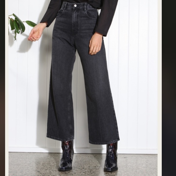 Rachel Comey High Rise Wide Leg Jeans 